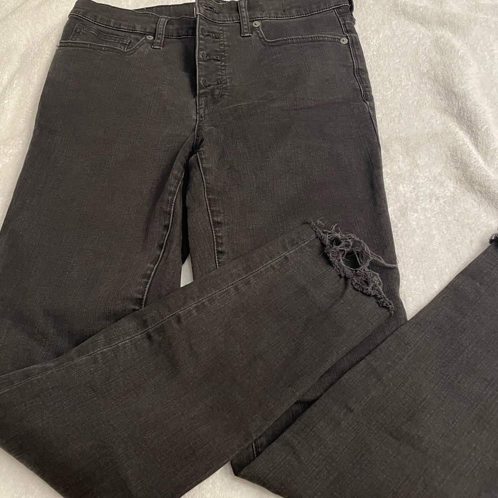 Madewell mid rise ankle skinny jeans